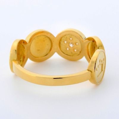 イエローゴールドリング