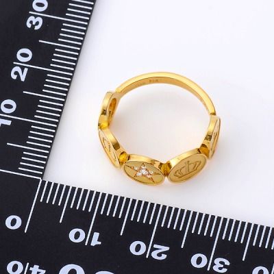 イエローゴールドリング