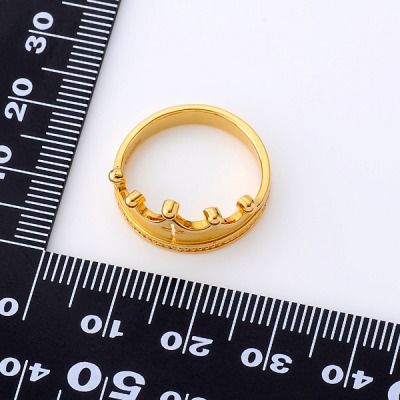 イエローゴールドリング