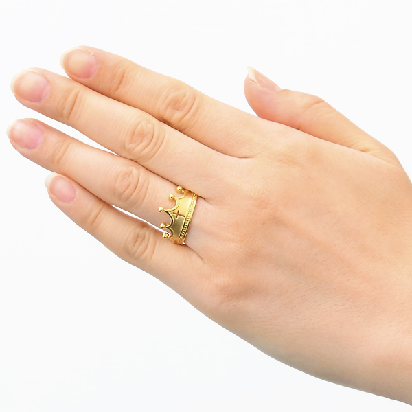 イエローゴールドリング