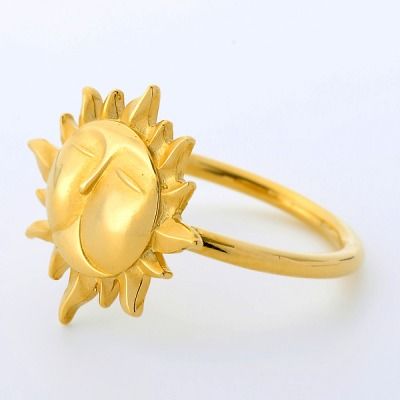 イエローゴールドリング