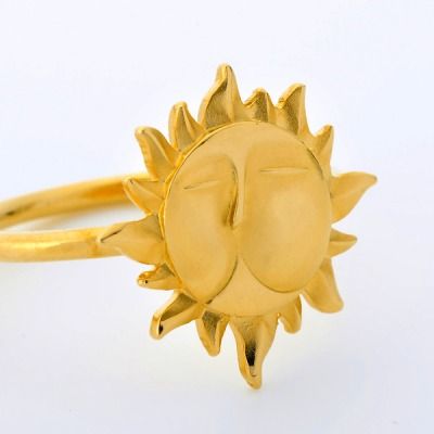 イエローゴールドリング