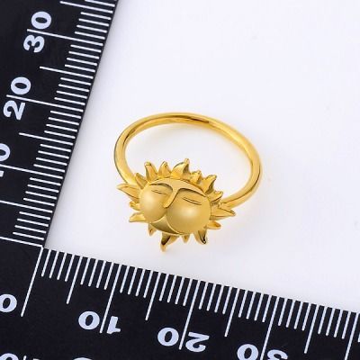 イエローゴールドリング