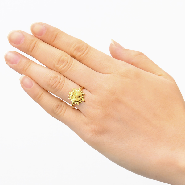 イエローゴールドリング