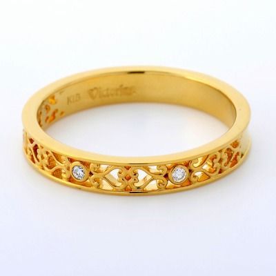 イエローゴールドリング