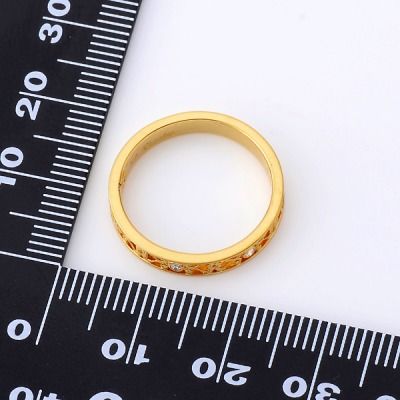 イエローゴールドリング