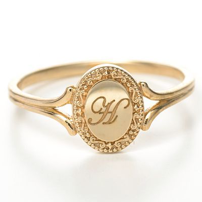 イエローゴールドリング