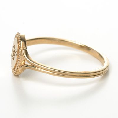 イエローゴールドリング