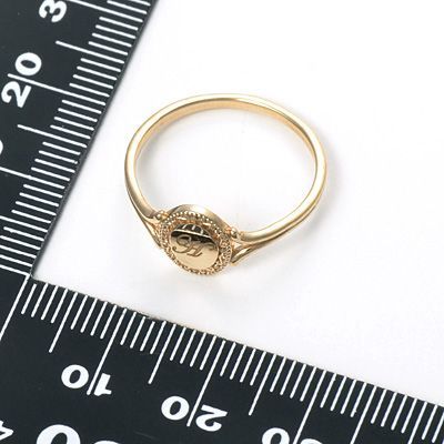 イエローゴールドリング