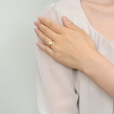 イエローゴールドリング