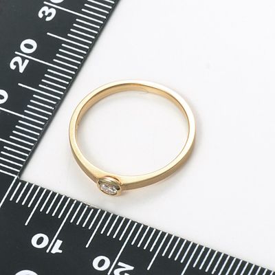 イエローゴールドリング