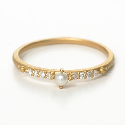 イエローゴールドリング