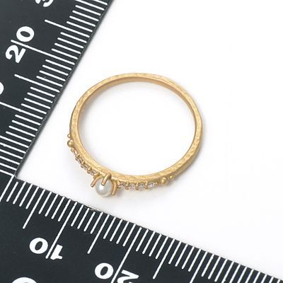 イエローゴールドリング