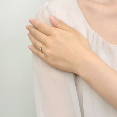 イエローゴールドリング