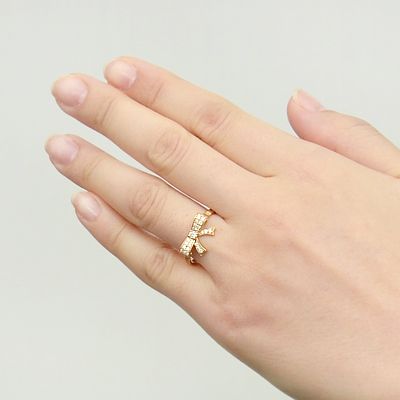 イエローゴールドリング