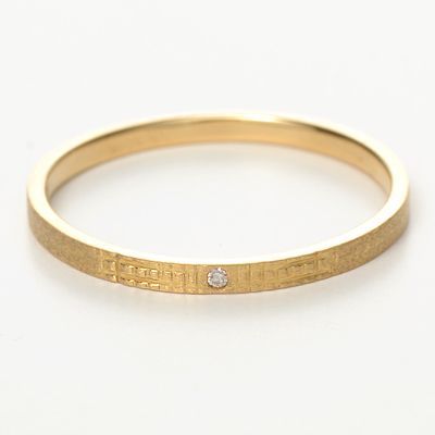 イエローゴールドリング