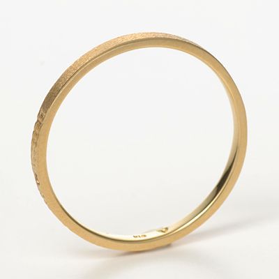 イエローゴールドリング