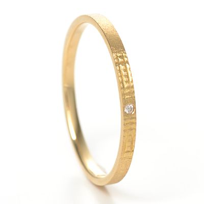 イエローゴールドリング