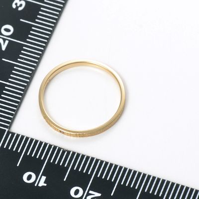 イエローゴールドリング