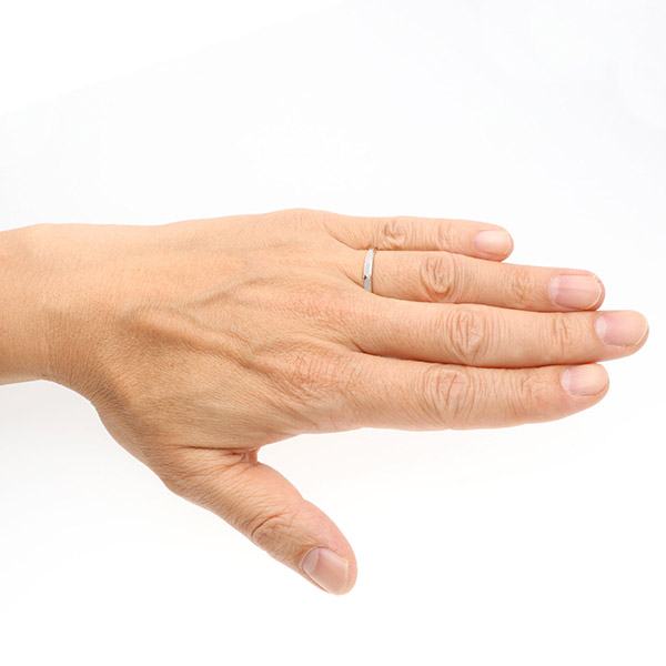 プラチナ&ピンクゴールドマリッジリング