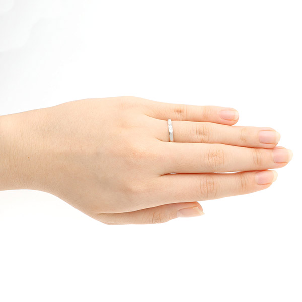 プラチナ&ピンクゴールドマリッジリング