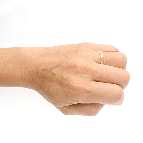 プラチナ&イエローゴールドマリッジリング