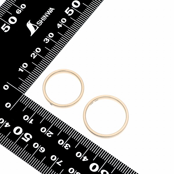 ハニーイエローゴールドマリッジリング