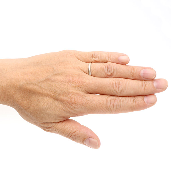 ハニーイエローゴールドマリッジリング