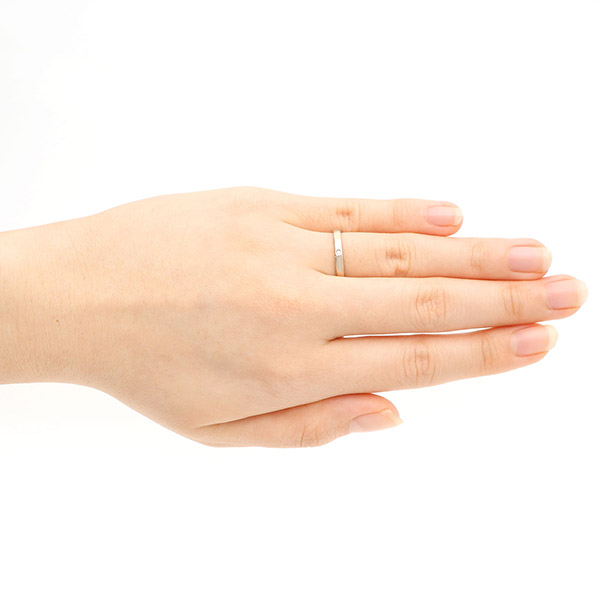 ハニーイエローゴールドマリッジリング