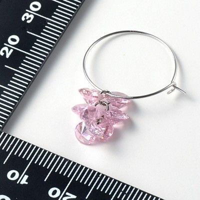 シルバーフープピアス