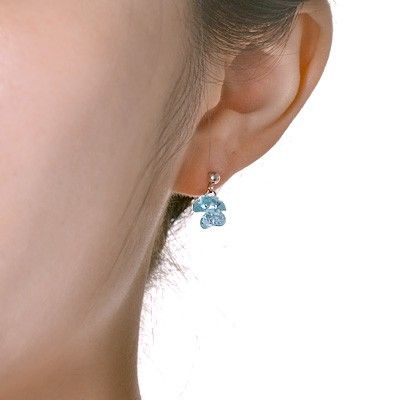 シルバースタッドピアス