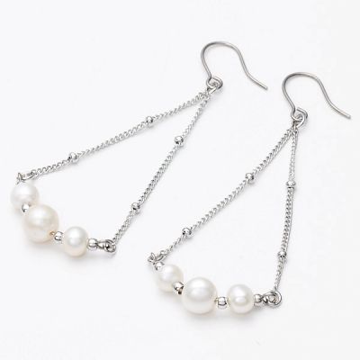 純チタンフックピアス