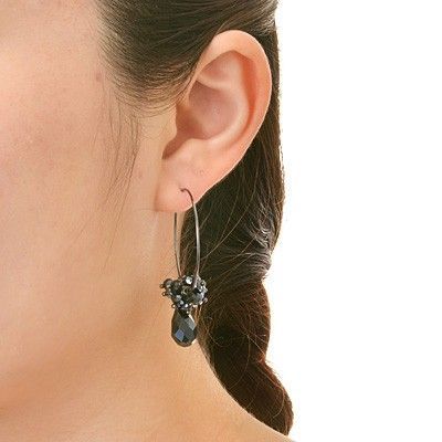 シルバーフープピアス