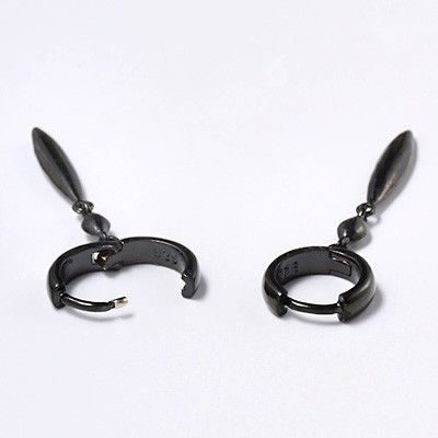 シルバーフープピアス