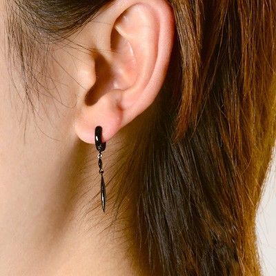 シルバーフープピアス