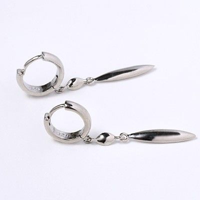 シルバーフープピアス