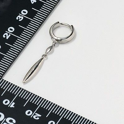 シルバーフープピアス