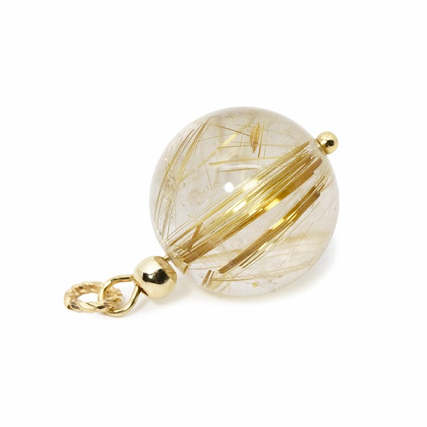 ゴールドルチルクォーツ ペンダント