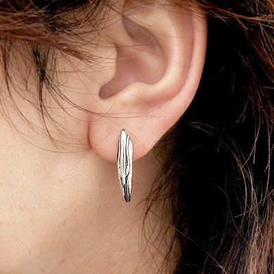 シルバースタッドピアス(片耳用)