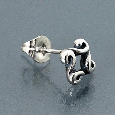 シルバースタッドピアス(片耳用)