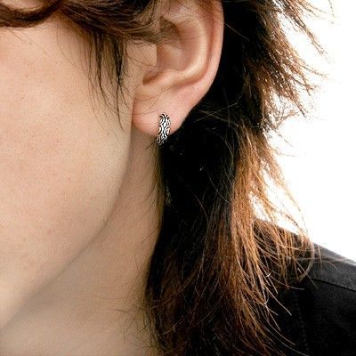 シルバーフープピアス(片耳用)