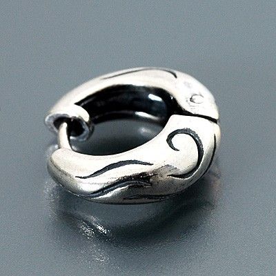 シルバーフープピアス(片耳用)