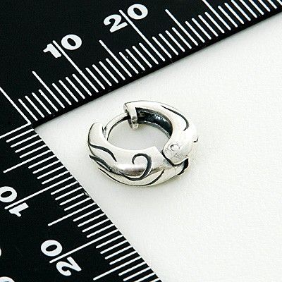 シルバーフープピアス(片耳用)