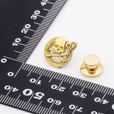 ブラスピンバッチ