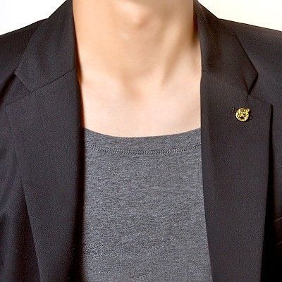 ブラスピンバッチ