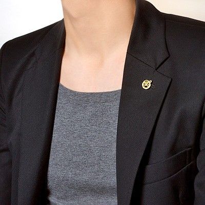 ブラスピンバッチ