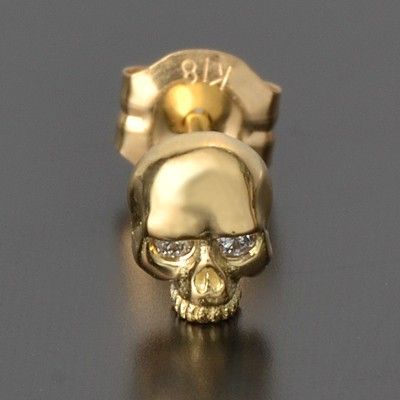 ゴールドスタッドピアス(片耳用)