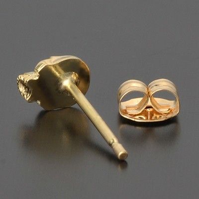 ゴールドスタッドピアス(片耳用)