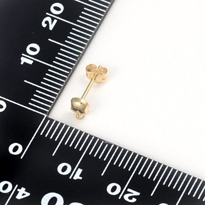 ゴールドスタッドピアス(片耳用)