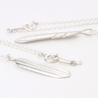 シルバーペアネックレス